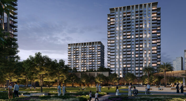 Altus exterior at Dubai Creek Harbour