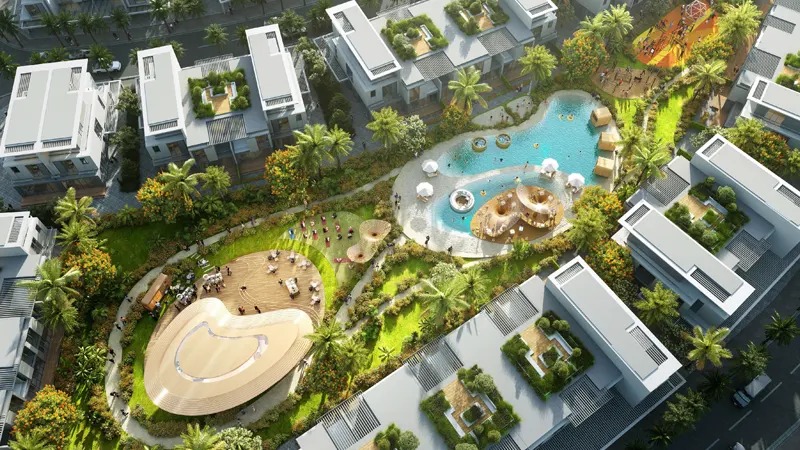 DAMAC Sun City townhouse illustration