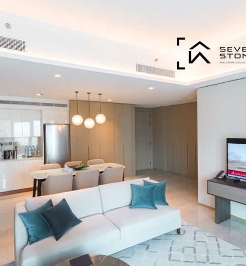 Luxurious 3BR|Sea View|Ideal Location|Serviced,