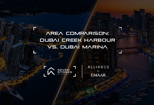 Dubai Creek Harbour vs Dubai Marina waterfront community comparison in Dubai