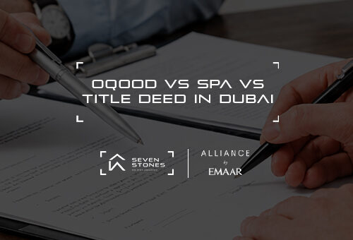 Oqood vs SPA vs Title Deed in Dubai comparison for off-plan property buyers